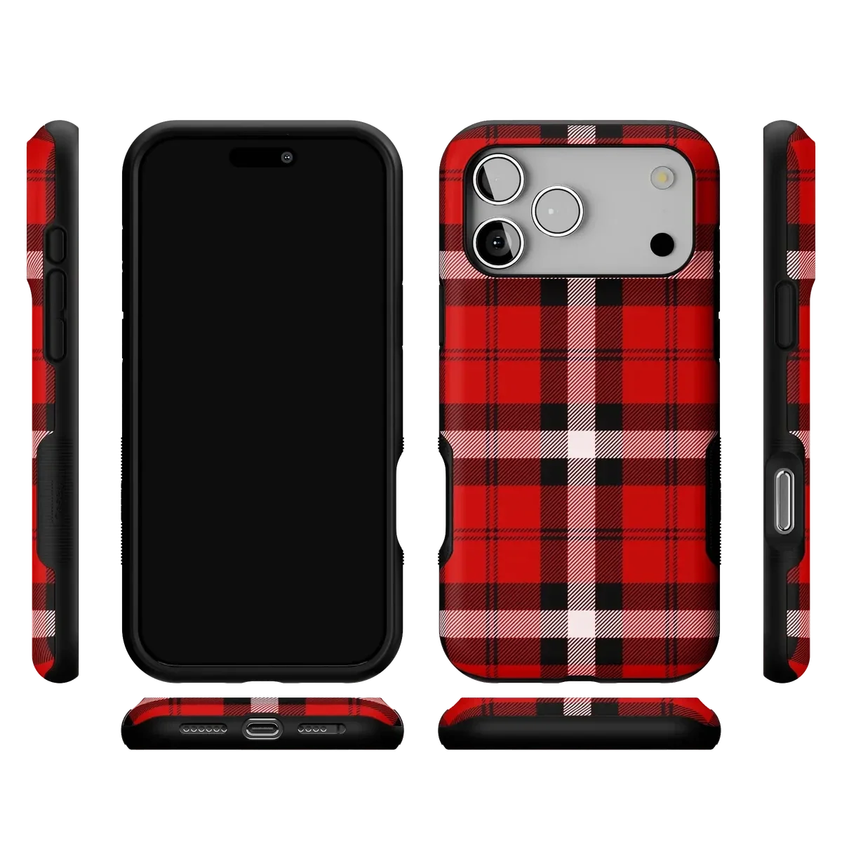 As if! | Red Plaid Case Phone Case get.casely