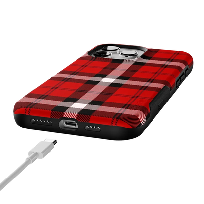 As if! | Red Plaid Case Phone Case get.casely