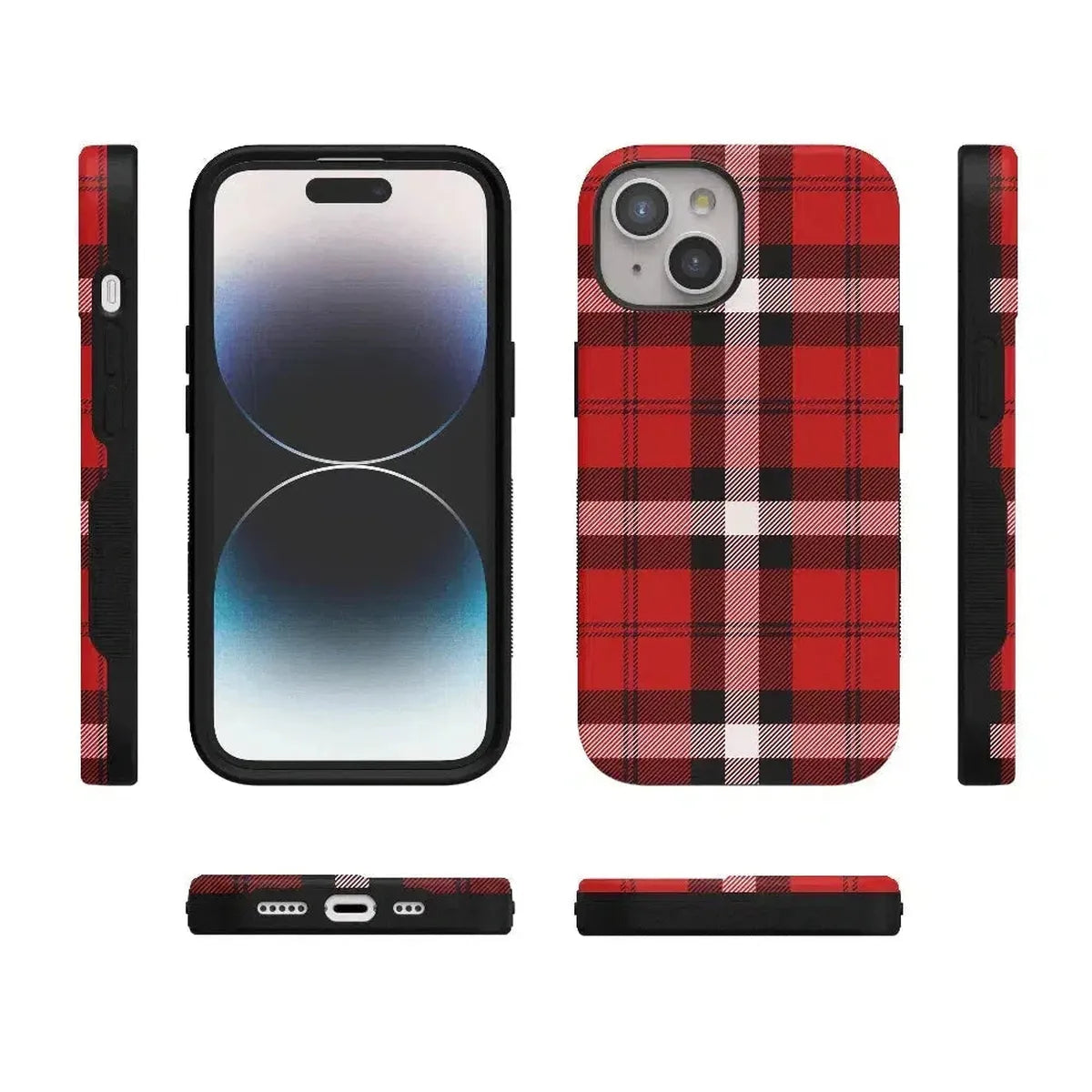 As if! | Red Plaid Case Phone Case get.casely