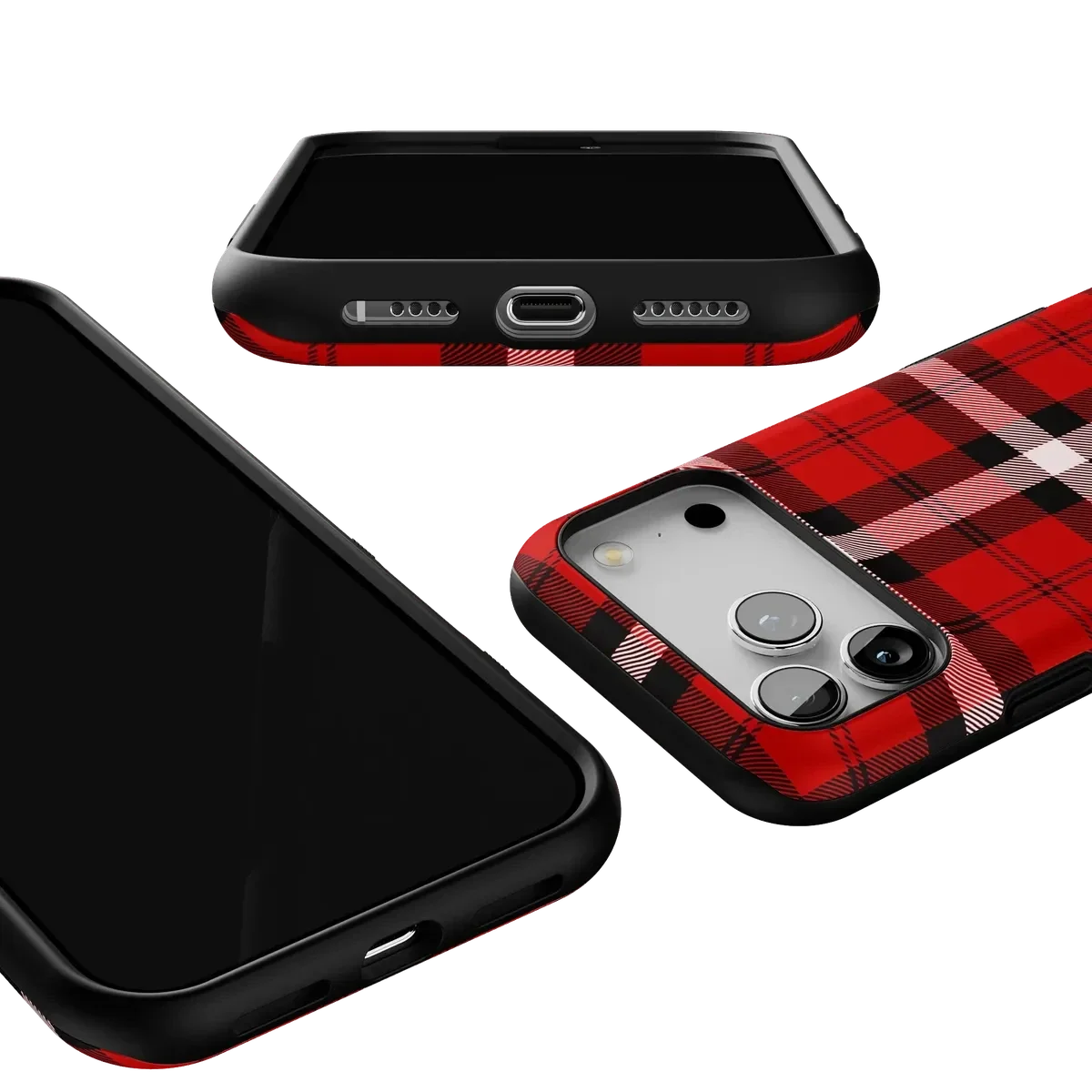 As if! | Red Plaid Case Phone Case get.casely