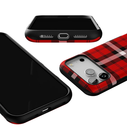 As if! | Red Plaid Case Phone Case get.casely