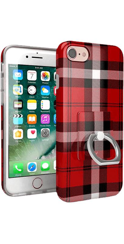 As if! | Red Plaid Phone Ring Phone Ring get.casely