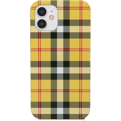 As if! | Yellow Plaid iPhone Case iPhone Case get.casely Classic iPhone 11