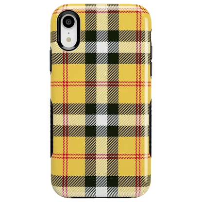 As if! | Yellow Plaid iPhone Case iPhone Case get.casely