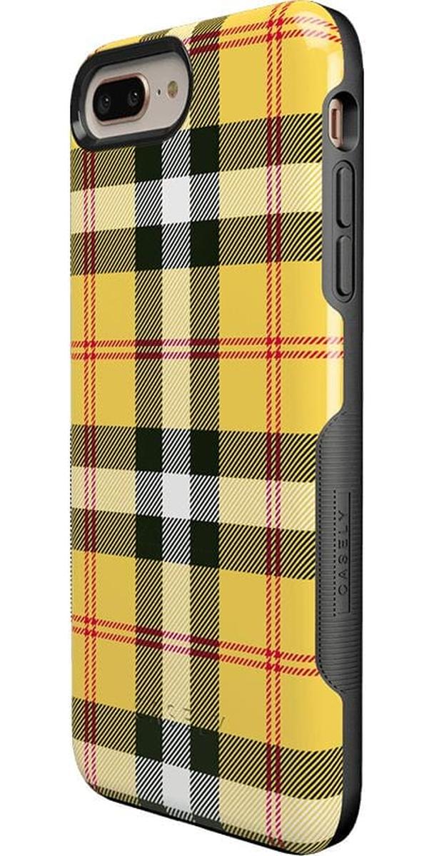 As if! | Yellow Plaid iPhone Case iPhone Case get.casely