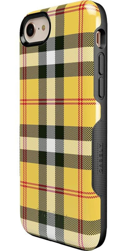As if! | Yellow Plaid iPhone Case iPhone Case get.casely
