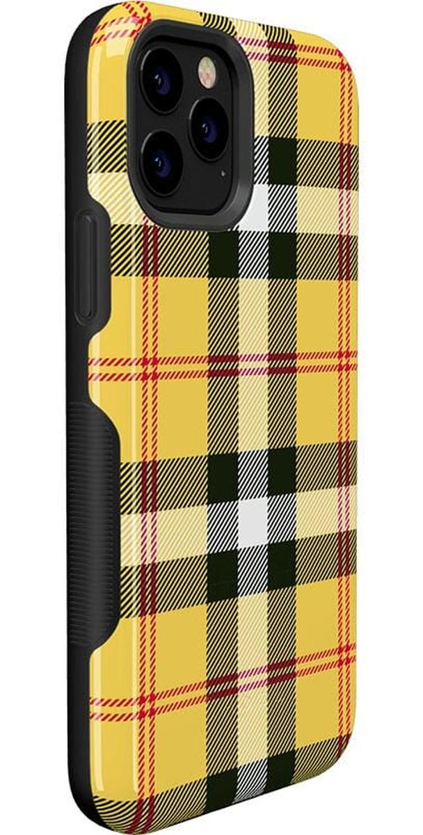As if! | Yellow Plaid iPhone Case iPhone Case get.casely