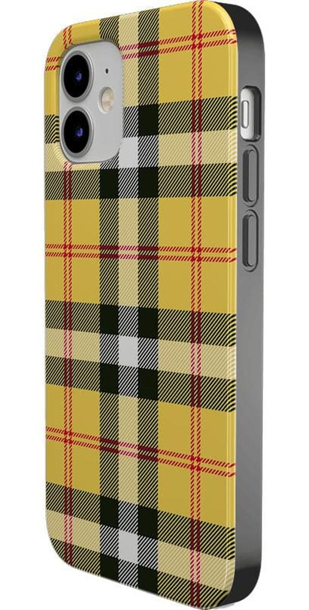 As if! | Yellow Plaid iPhone Case iPhone Case get.casely