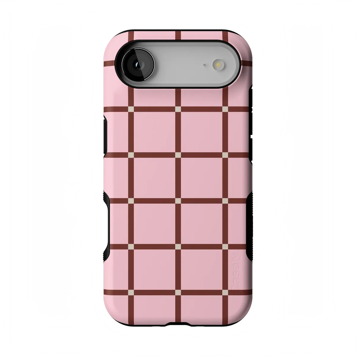 Uptown Gridlock | Pink Checkerboard Case