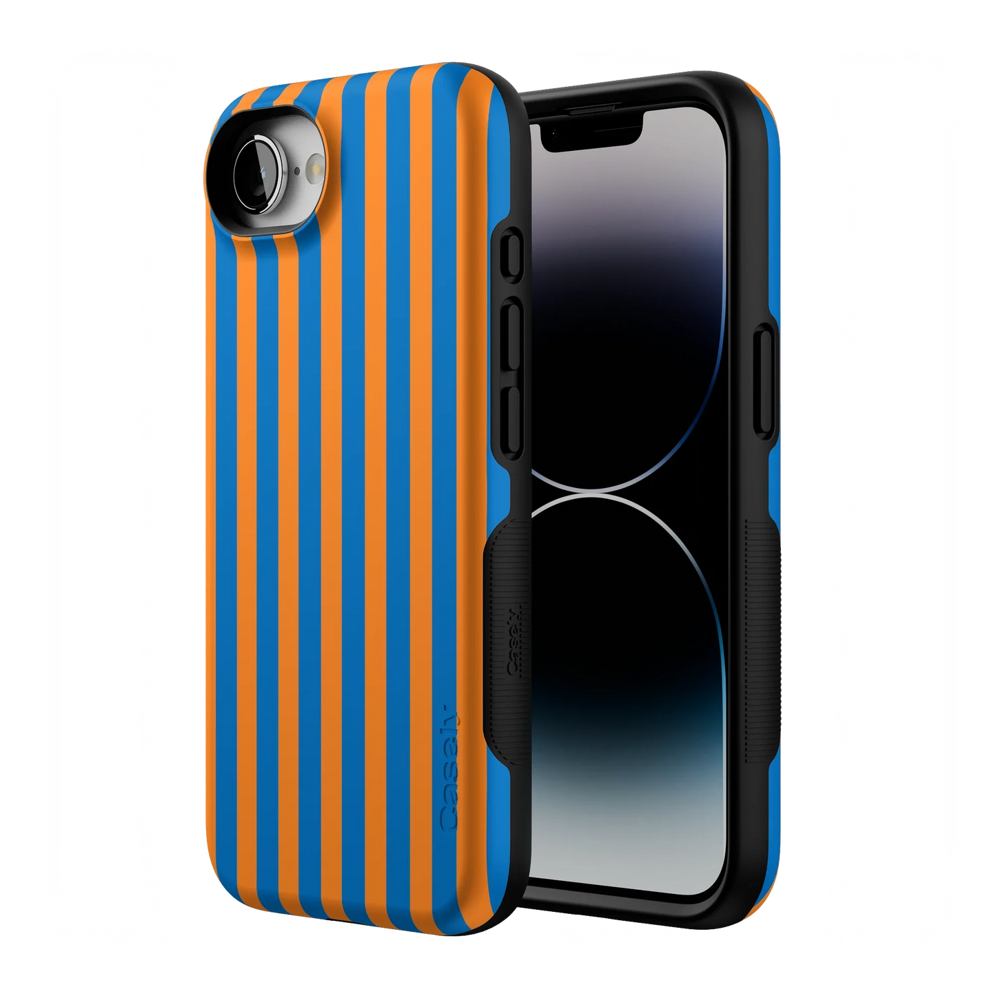 Go New York | Blue & Orange Stripes Case