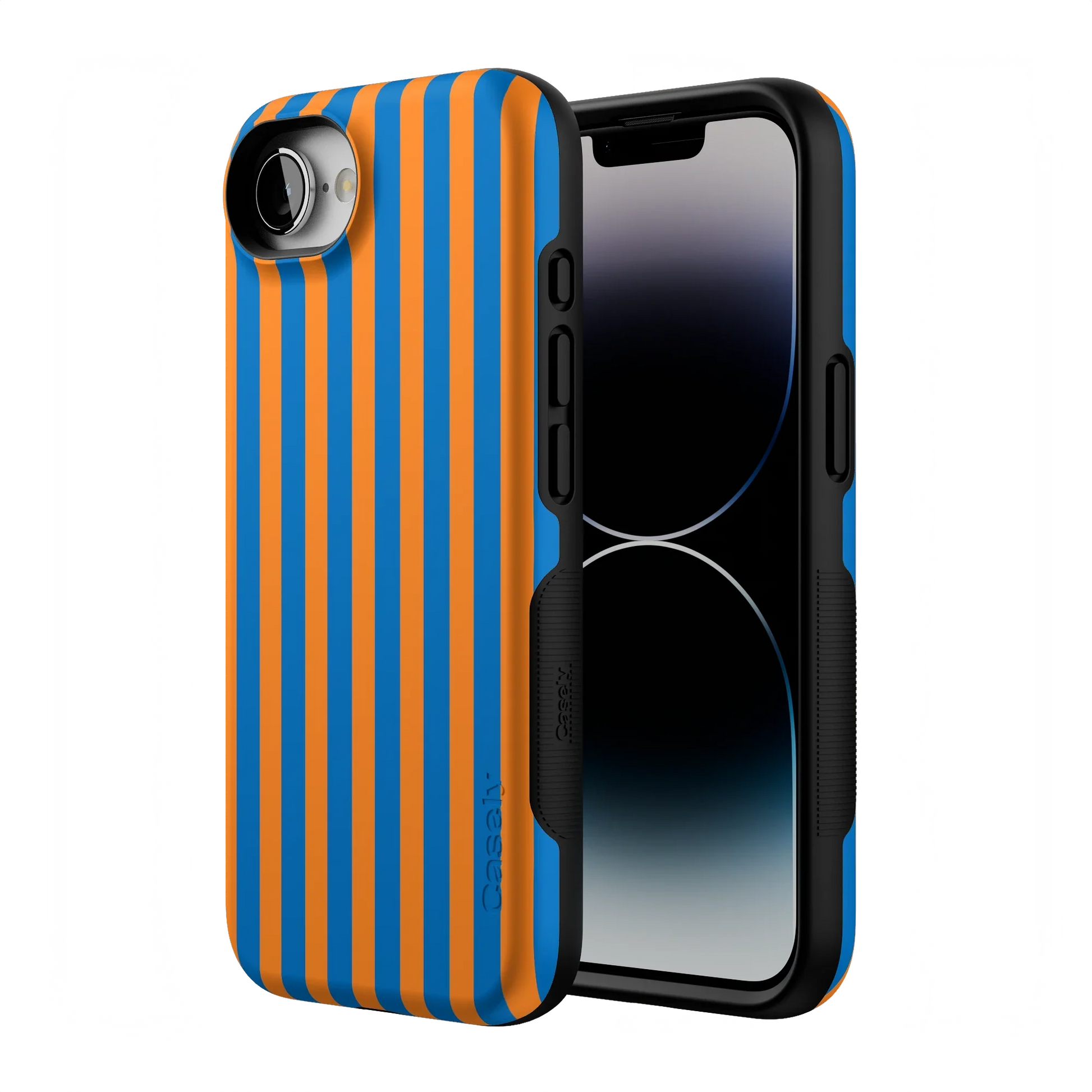 Go New York | Blue & Orange Stripes Case