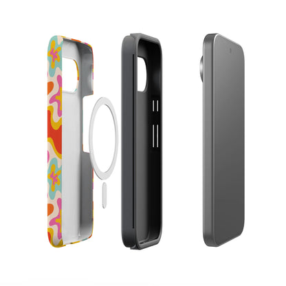 Tropical Color Splash | Abstract Retro Google Pixel Case