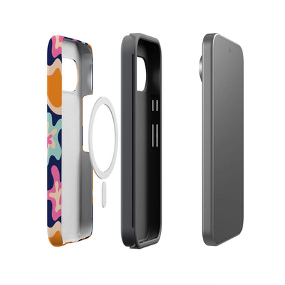 Midnight Color Splash | Abstract Retro Google Pixel Case