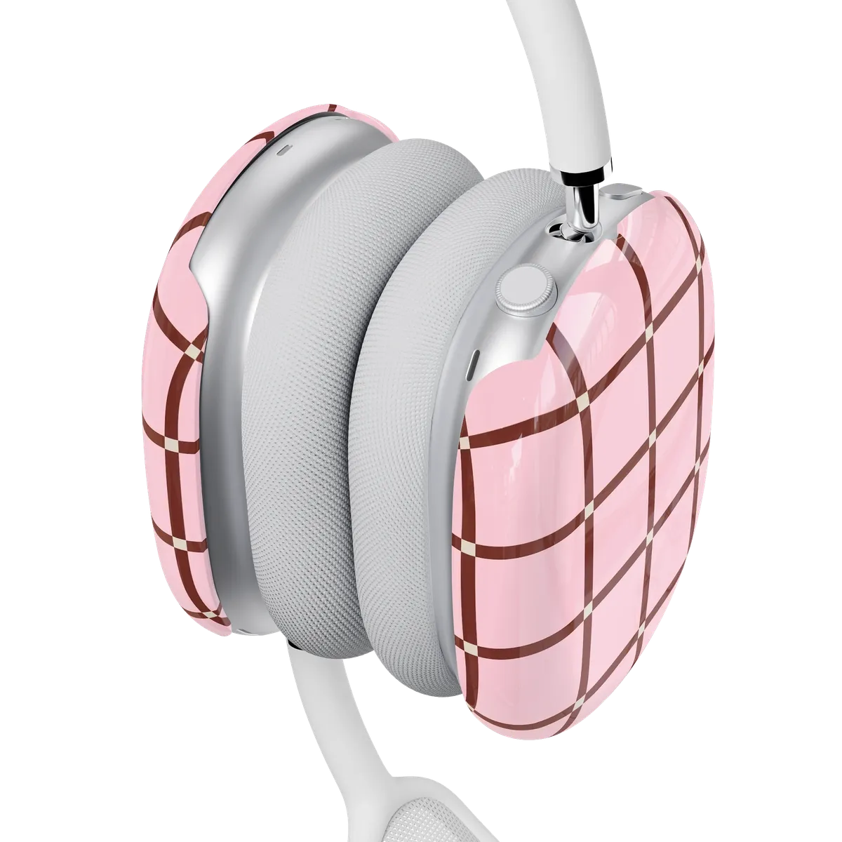 Uptown Gridlock | Pink Checkerboard AirPods Max Case