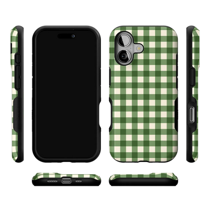 Checked Twice | Green Plaid Case