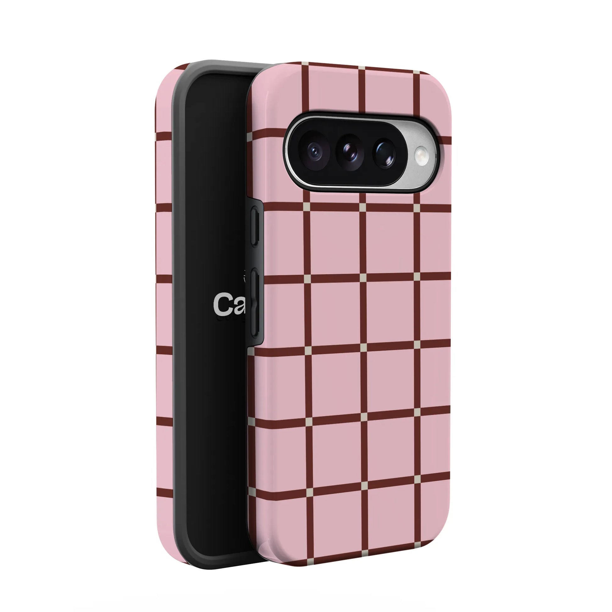 Uptown Gridlock | Pink Checkerboard Case