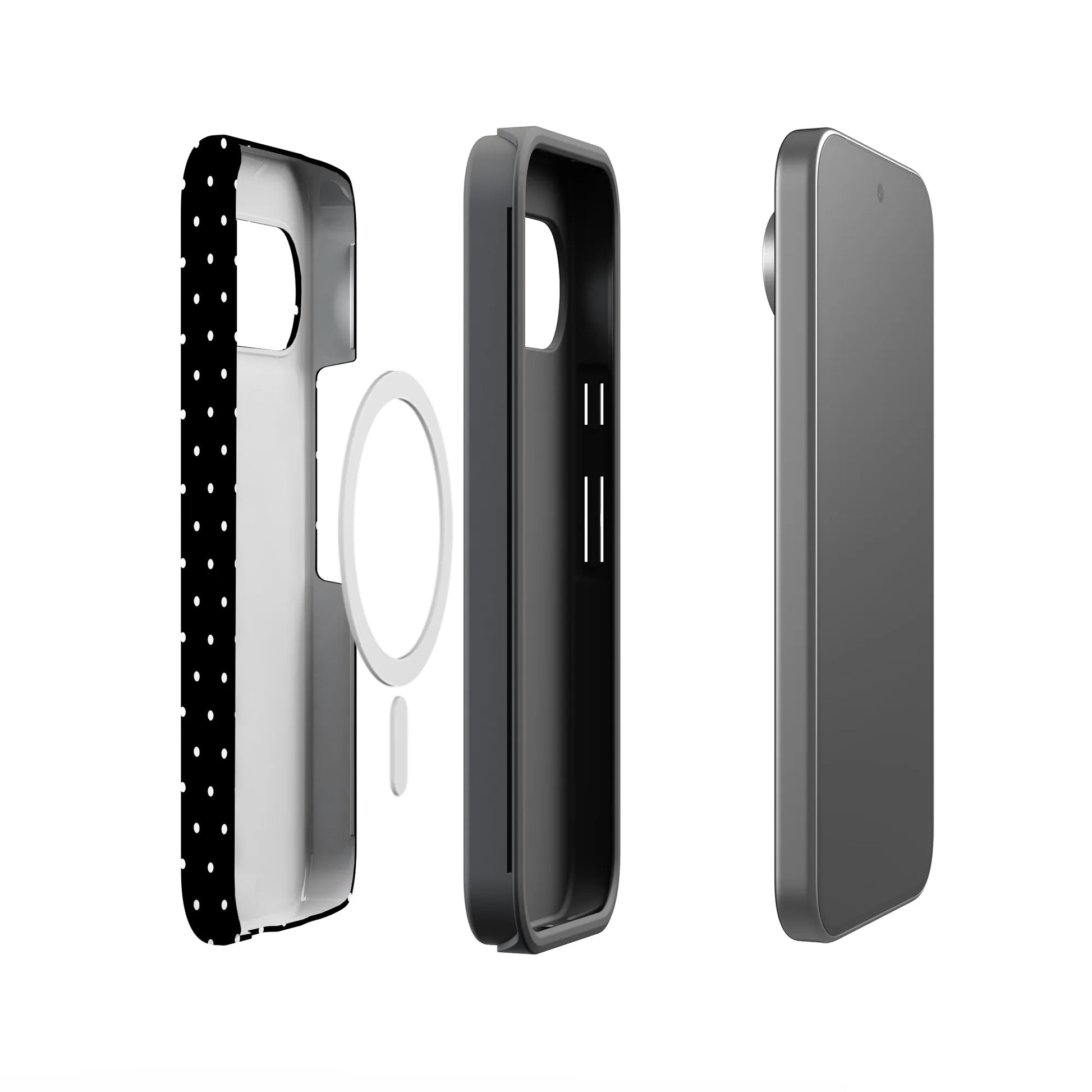 On the Dot | White Polka Dot Case