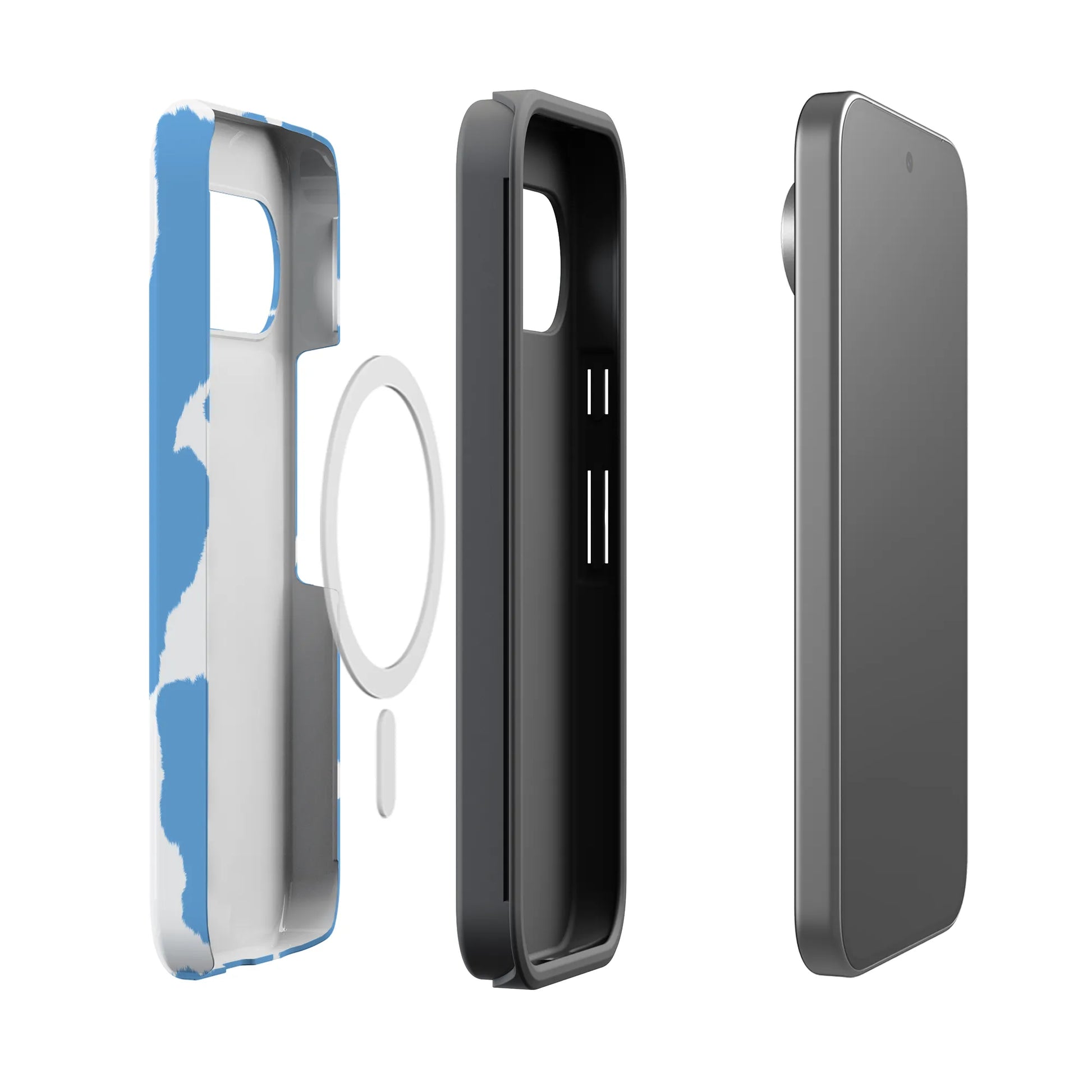 Current MOOd | Light Blue Cow Print Google Pixel Case