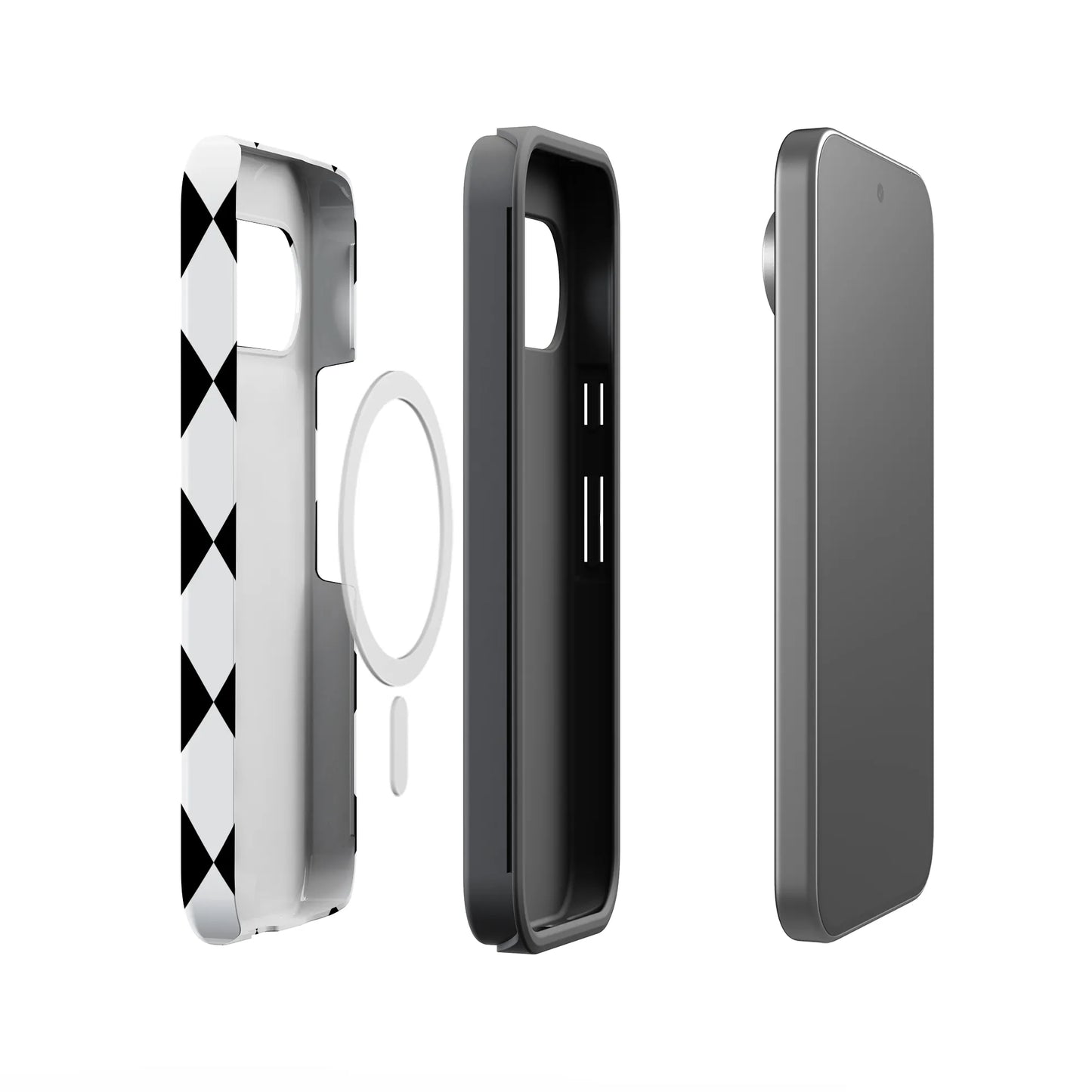 Black Checkerboard | High Contrast Design Case