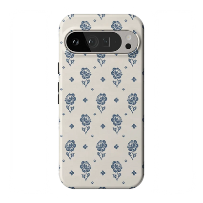 Seaside Stitch | Vintage Roses Case - Google Pixel 9 Pro XL