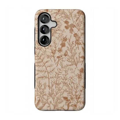 Beige Garden | Neutral Floral Case iPhone Case get.casely Bold Flex + MagSafe® Galaxy S25 Plus
