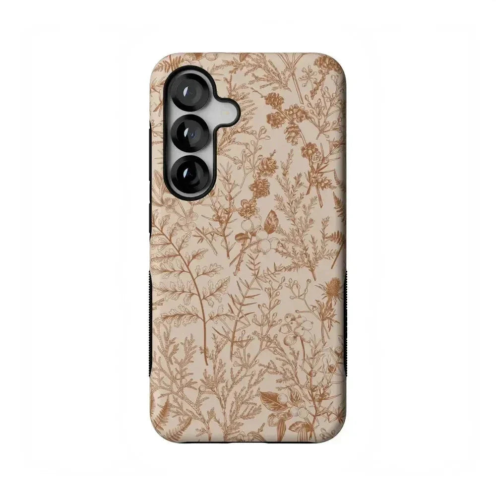 Beige Garden | Neutral Floral Case iPhone Case get.casely Bold Flex + MagSafe® Galaxy S25 Ultra