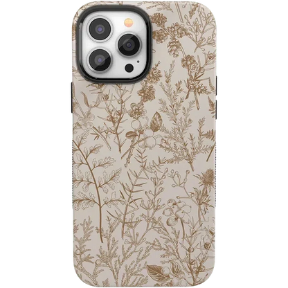 Beige Garden | Neutral Floral Case iPhone Case get.casely Bold + MagSafe® iPhone 13 Pro Max