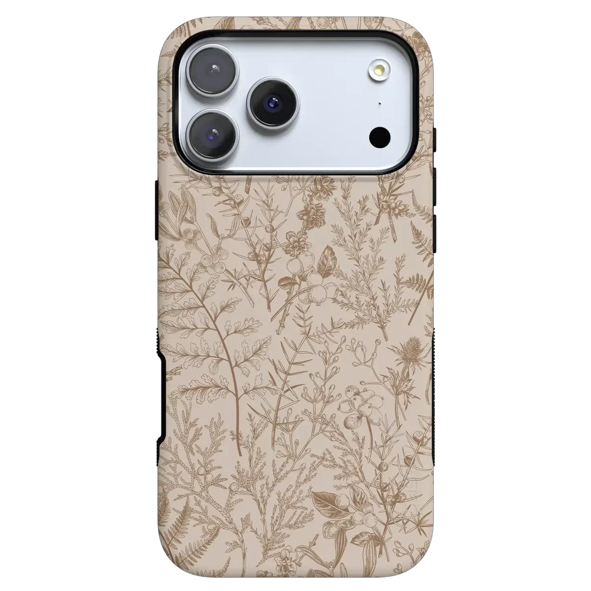 Beige Garden | Neutral Floral Case iPhone Case get.casely Bold + MagSafe® iPhone 17 Pro Max