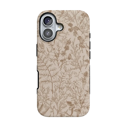 Beige Garden | Neutral Floral Case iPhone Case get.casely Bold + MagSafe® iPhone 17