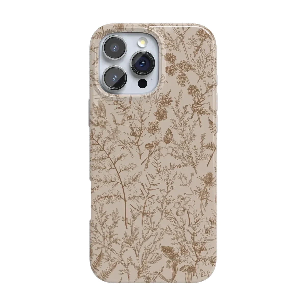 Beige Garden | Neutral Floral Case iPhone Case get.casely Classic + MagSafe® iPhone 16 Pro Max