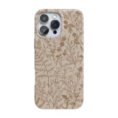 Beige Garden | Neutral Floral Case iPhone Case get.casely Classic + MagSafe® iPhone 16 Pro Max