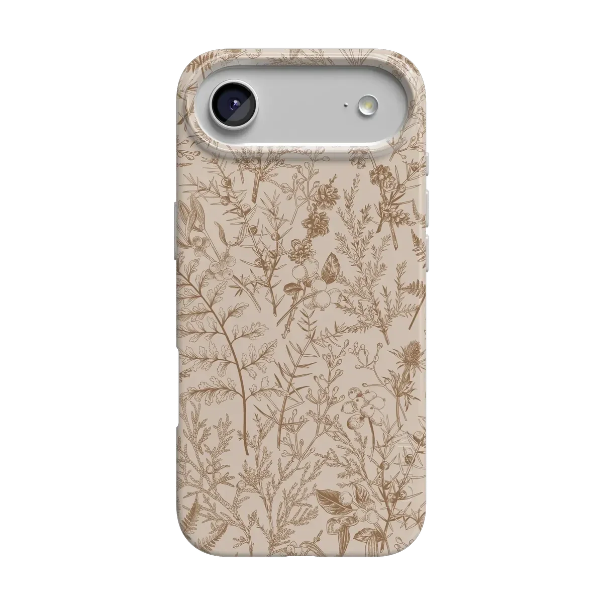 Beige Garden | Neutral Floral Case iPhone Case get.casely Classic + MagSafe® iPhone 17 Air