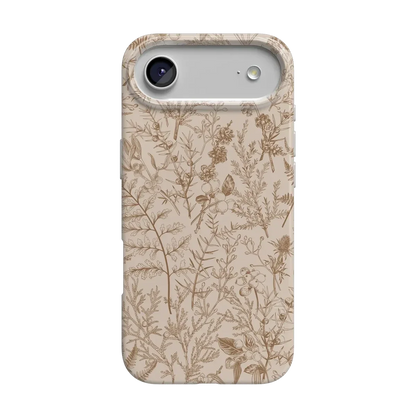 Beige Garden | Neutral Floral Case iPhone Case get.casely Classic + MagSafe® iPhone 17 Air