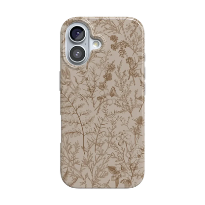 Beige Garden | Neutral Floral Case iPhone Case get.casely Classic + MagSafe® iPhone 17