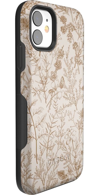 Beige Garden | Neutral Floral Case iPhone Case get.casely