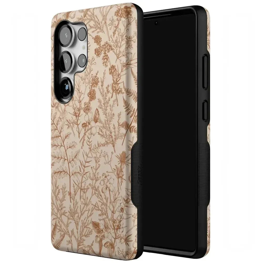 Beige Garden | Neutral Floral Case iPhone Case get.casely