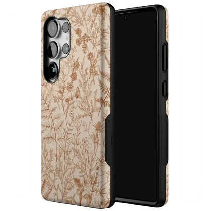 Beige Garden | Neutral Floral Case iPhone Case get.casely