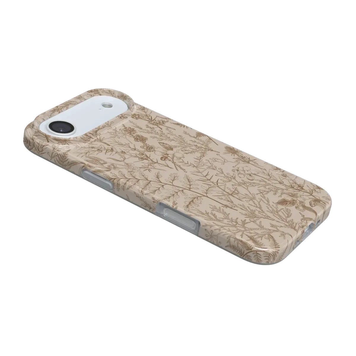 Beige Garden | Neutral Floral Case iPhone Case get.casely