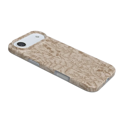 Beige Garden | Neutral Floral Case iPhone Case get.casely