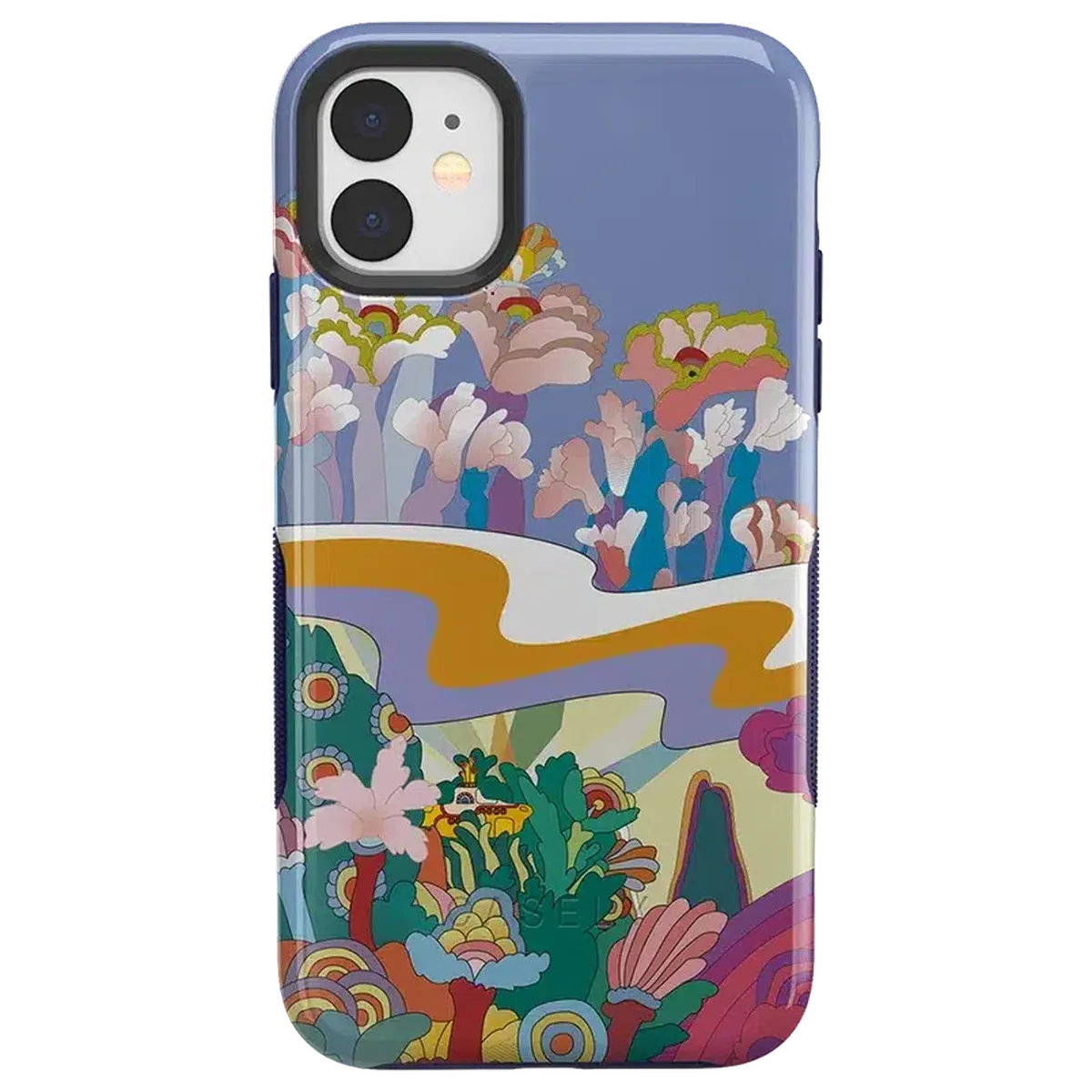 Beneath the Waves | The Beatles Yellow Submarine Case iPhone Case get.casely Bold iPhone 11