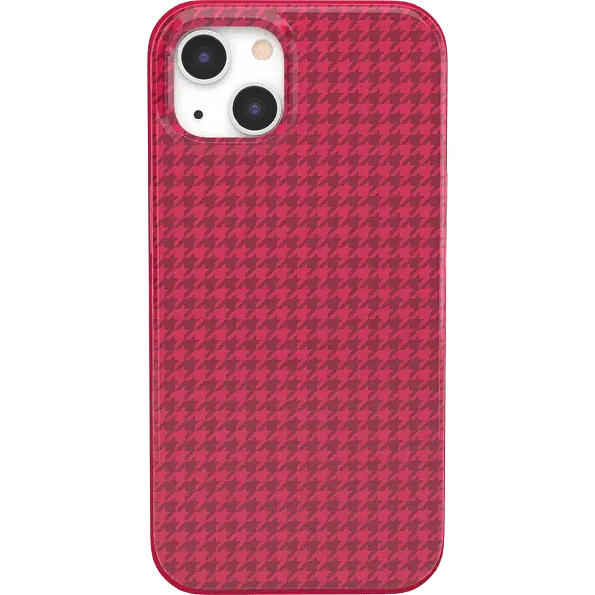 Best Dressed | Pink Houndstooth Case iPhone Case get.casely Classic iPhone 13 Mini