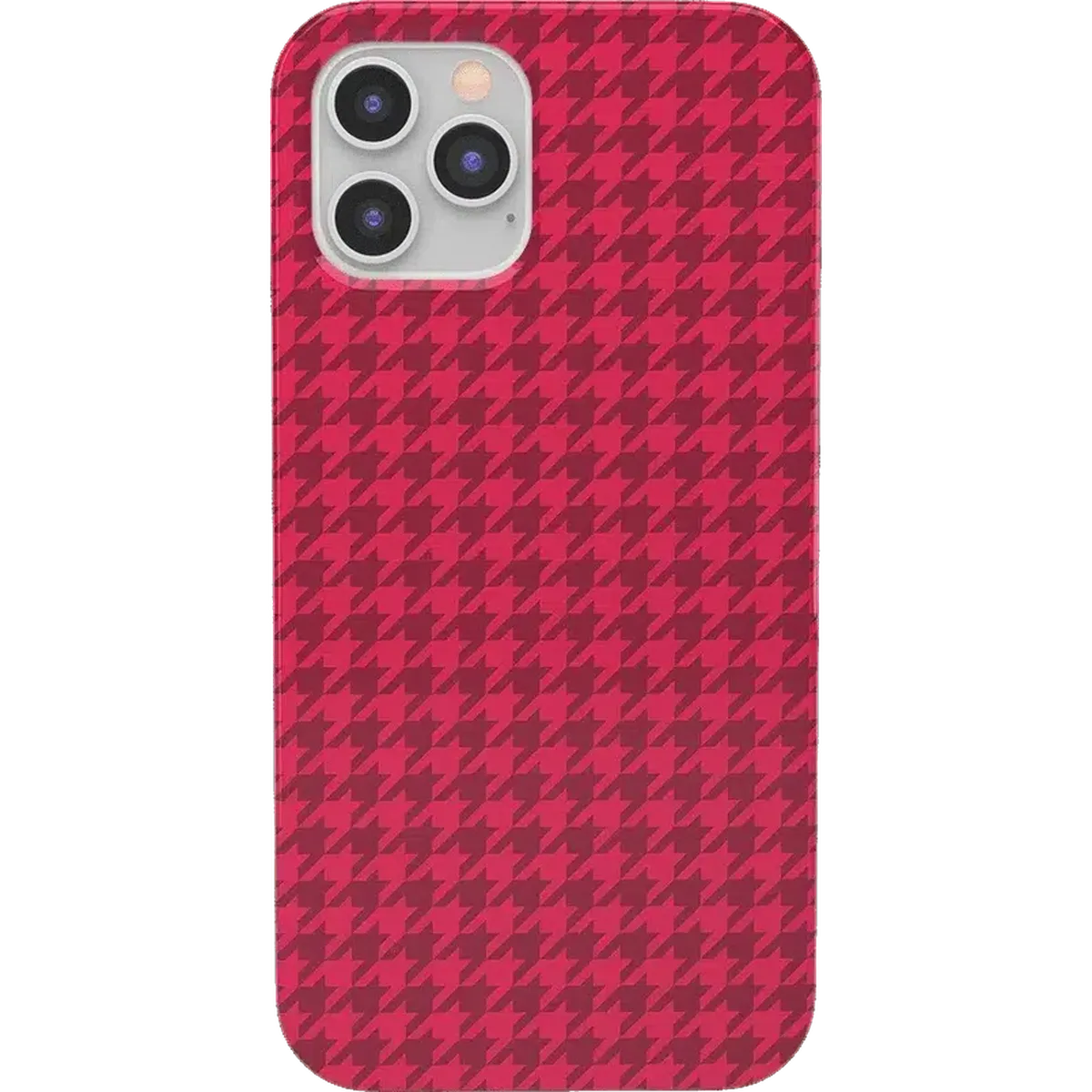 Best Dressed | Pink Houndstooth Case iPhone Case get.casely Classic + MagSafe® iPhone 13 Pro Max
