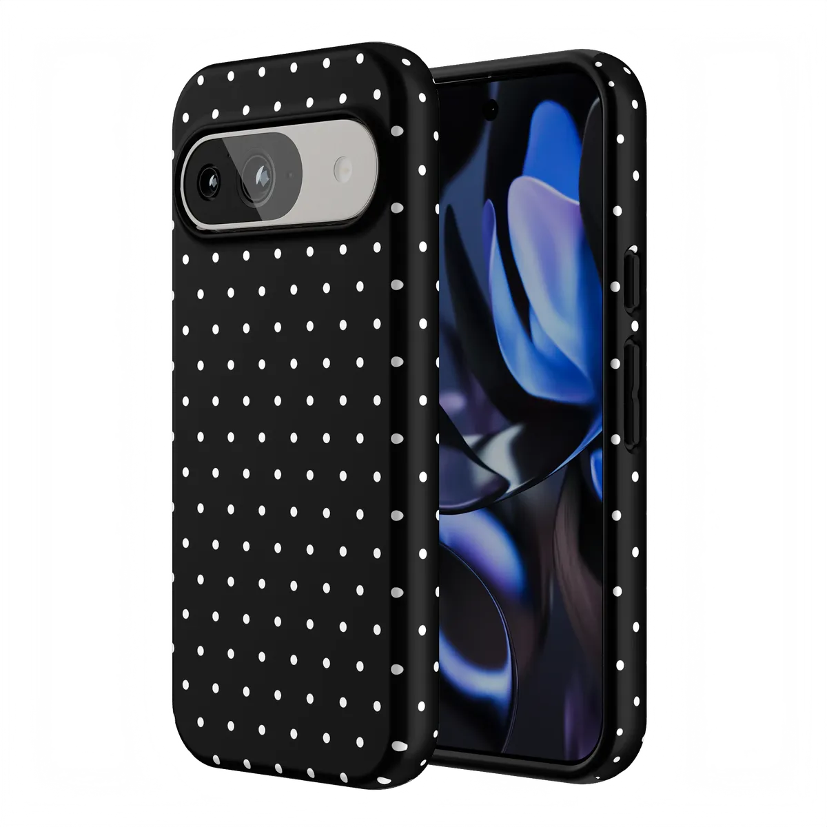 On the Dot | White Polka Dot Case