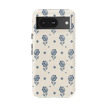 Seaside Stitch | Vintage Roses Case - Google Pixel 8