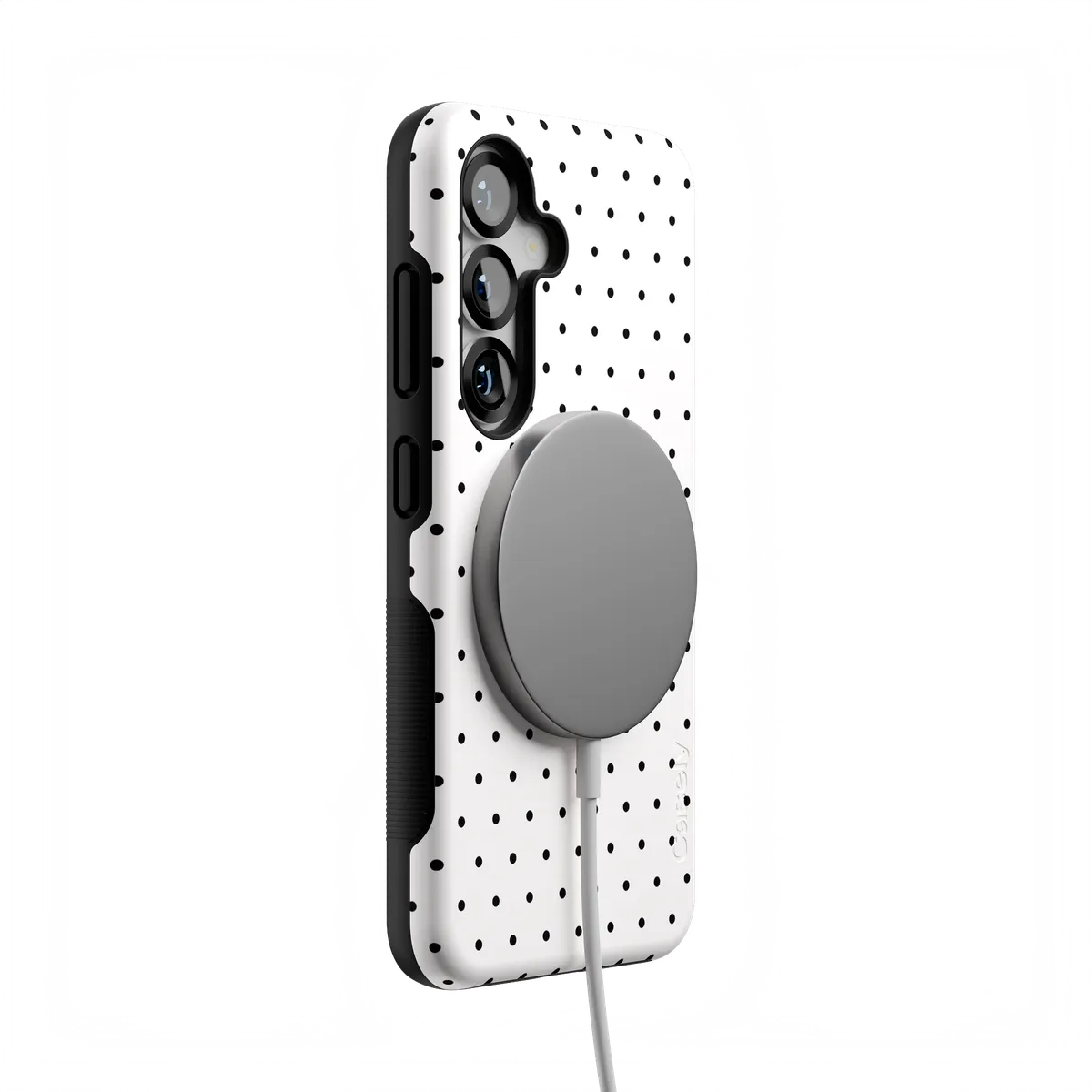 On the Dot | Black Polka Dot Case