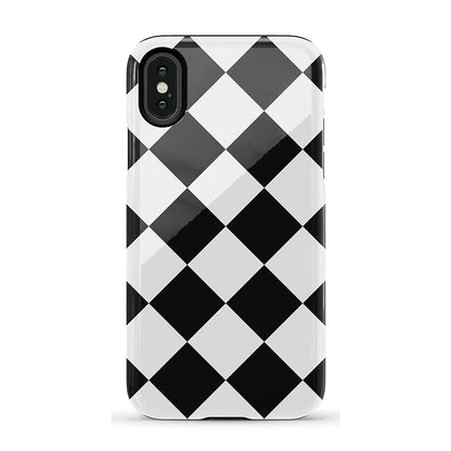 Black Checkerboard | High Contrast Design Case Phone Case Casetry Essential iPhone X / XS