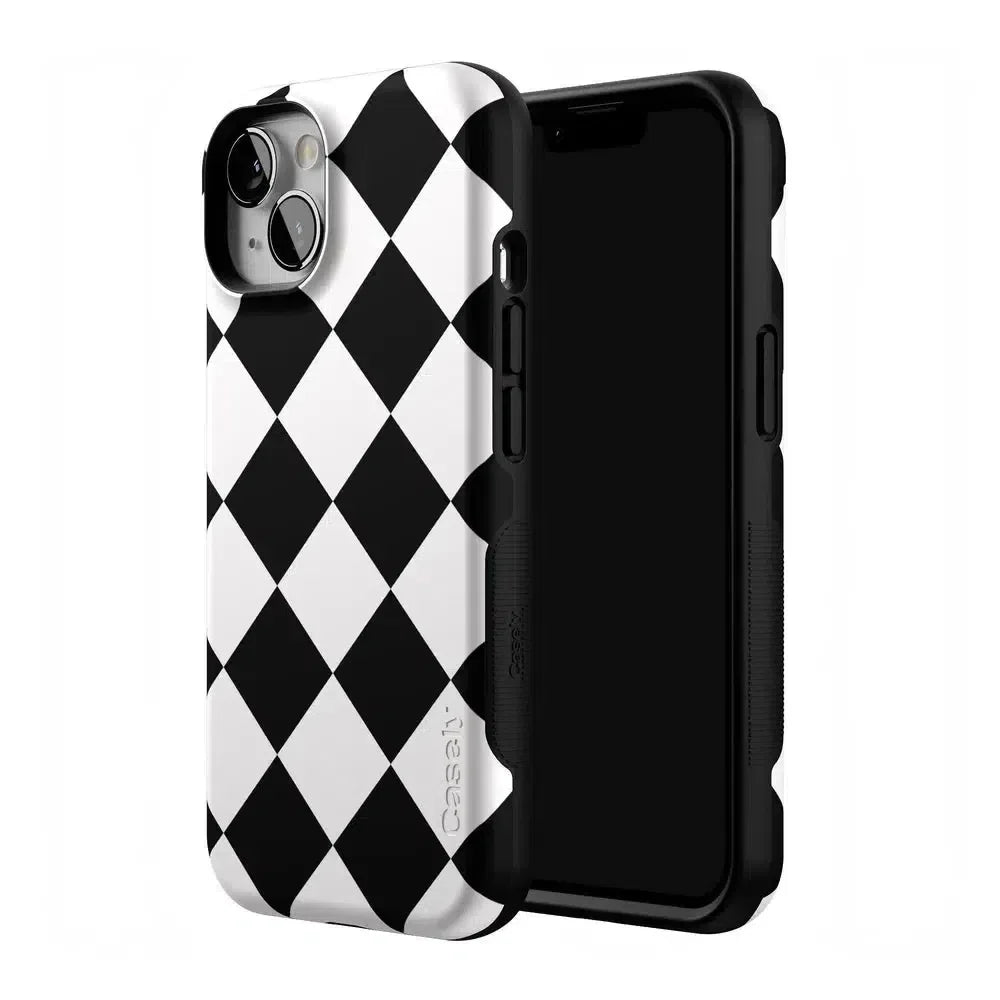 Black Checkerboard | High Contrast Design Case Phone Case Casetry