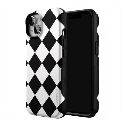 Black Checkerboard | High Contrast Design Case Phone Case Casetry