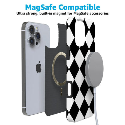 Black Checkerboard | High Contrast Design Case Phone Case Casetry