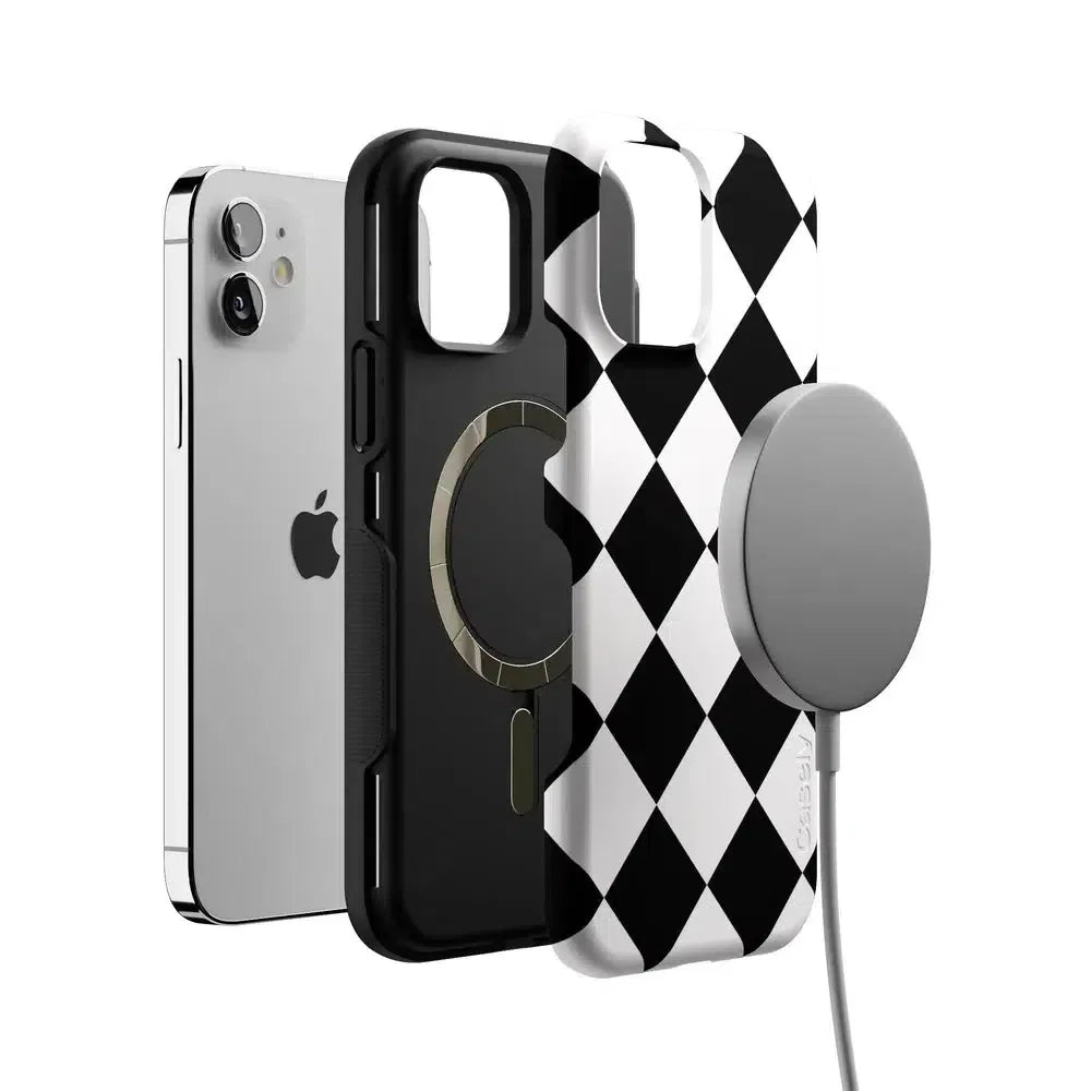 Black Checkerboard | High Contrast Design Case Phone Case Casetry